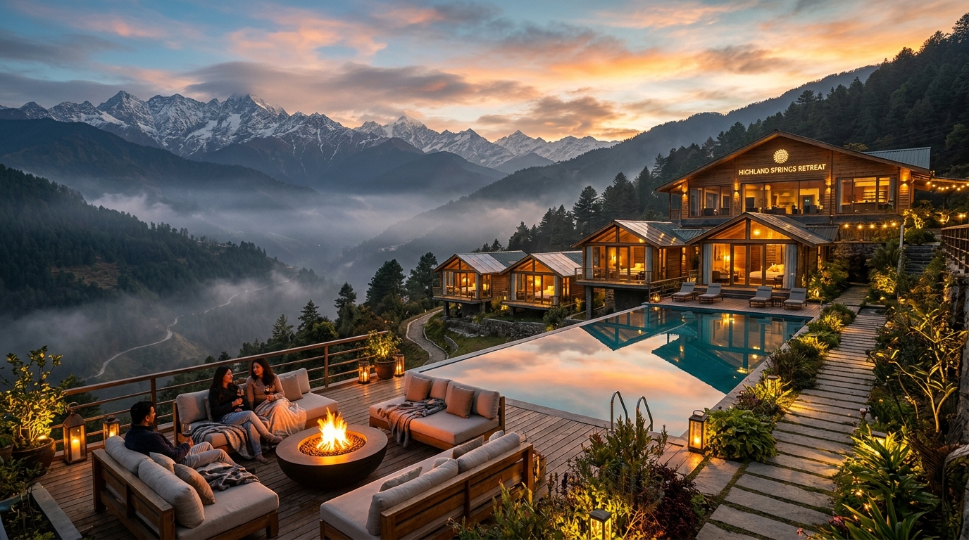 Luxury Mountain Resort & Boutique Cottages in Northeast India