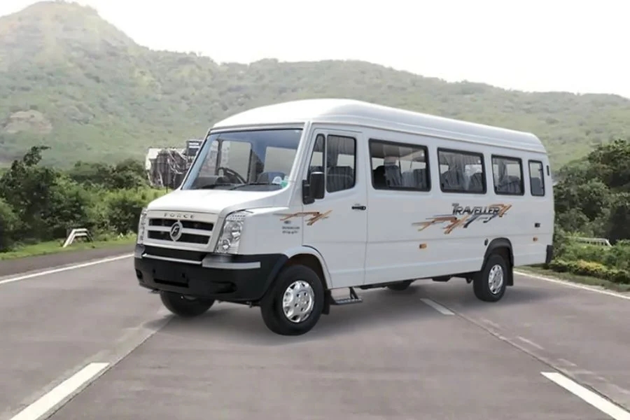 Force Traveler – 17 Seater Rental in Northeast India