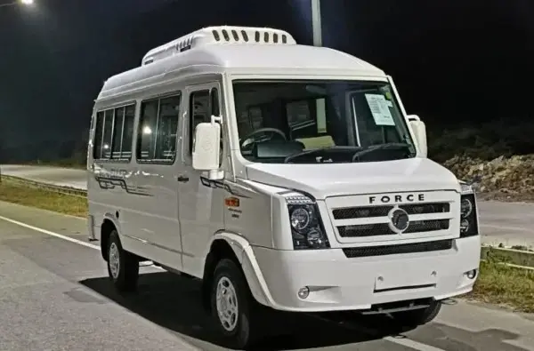 Force Traveler – 13 Seater Rental in Northeast India